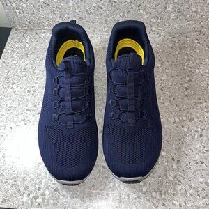 Men's Avia Anchor Slip Resistant Slip On Shoes Size 12 WIDE Navy Blue Worn Once